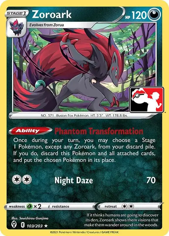 Zoroark, Prize Pack Series Cards 103/203