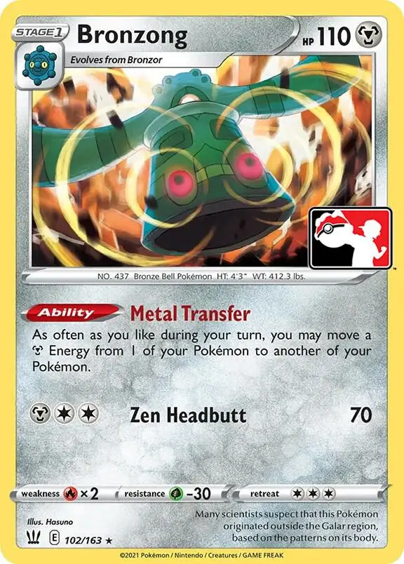 Bronzong, Prize Pack Series Cards 102/163