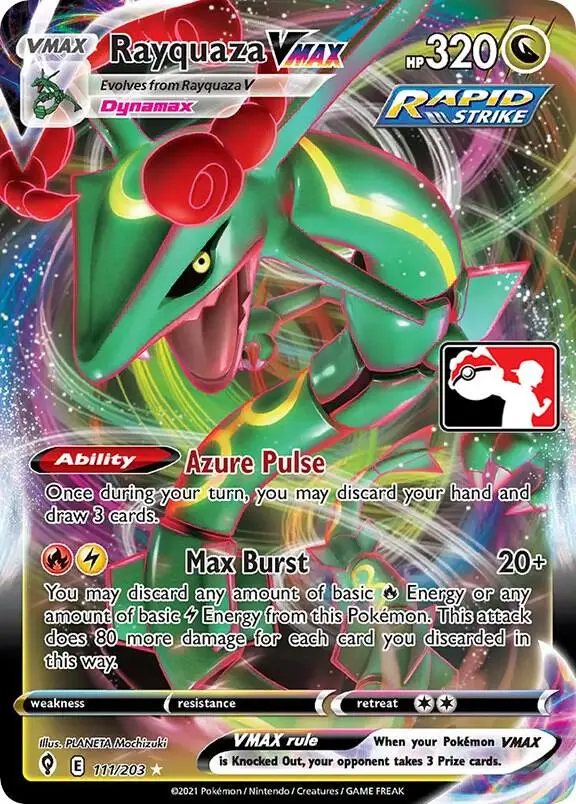 Rayquaza VMAX, Prize Pack Series Cards 111/203