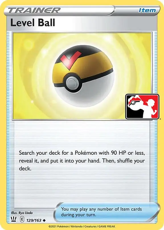 Level Ball, Prize Pack Series Cards 129/163