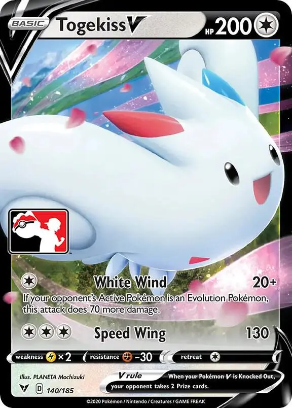 Togekiss V, Prize Pack Series Cards 140/185