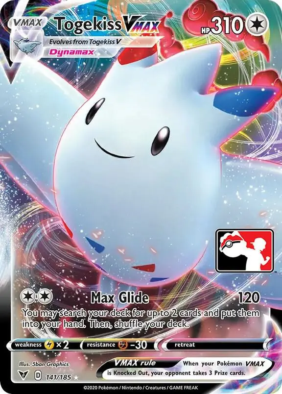 Togekiss VMAX, Prize Pack Series Cards 141/185