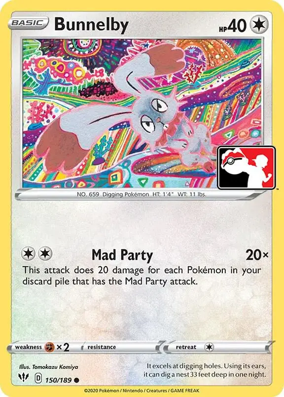 Bunnelby, Prize Pack Series Cards 150/189