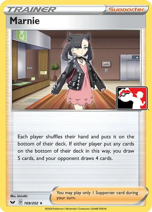 Marnie, Prize Pack Series Cards 169/202