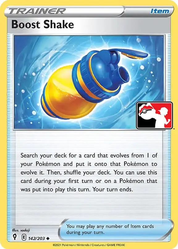 Boost Shake, Prize Pack Series Cards 142/203