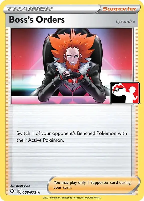 Boss's Orders [Lysandre], Prize Pack Series Cards 058/072