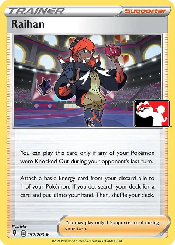 Raihan, Prize Pack Series Cards 152/203