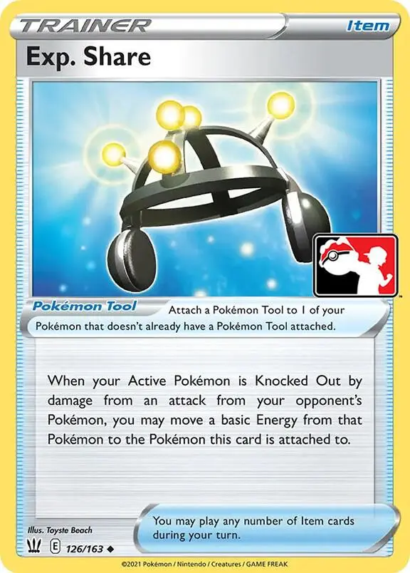 Exp. Share, Prize Pack Series Cards 126/163