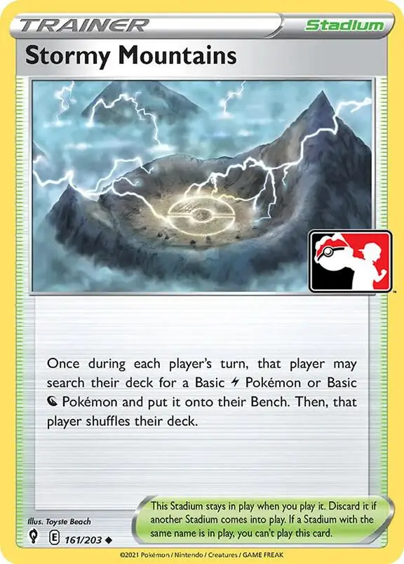 Stormy Mountains, Prize Pack Series Cards 161/203
