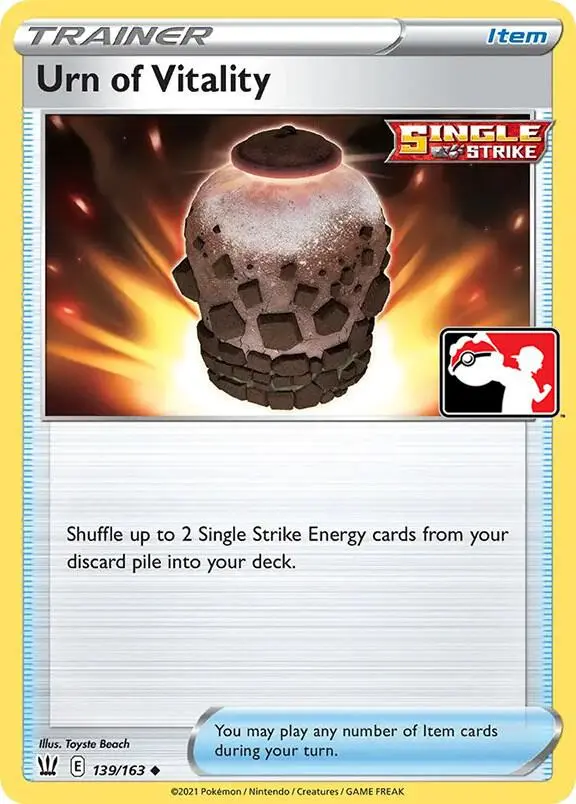 Urn of Vitality, Prize Pack Series Cards 139/163