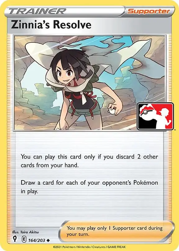 Zinnia's Resolve, Prize Pack Series Cards 164/203