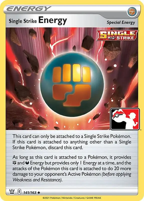 Single Strike Energy, Prize Pack Series Cards 141/163