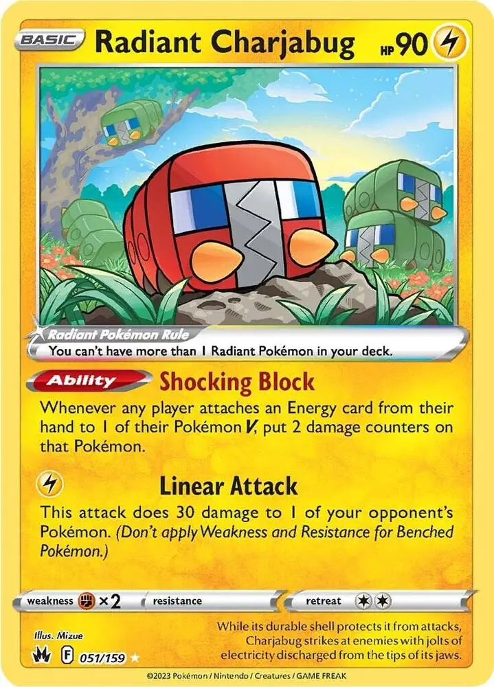 Radiant Charjabug, Crown Zenith 051/159