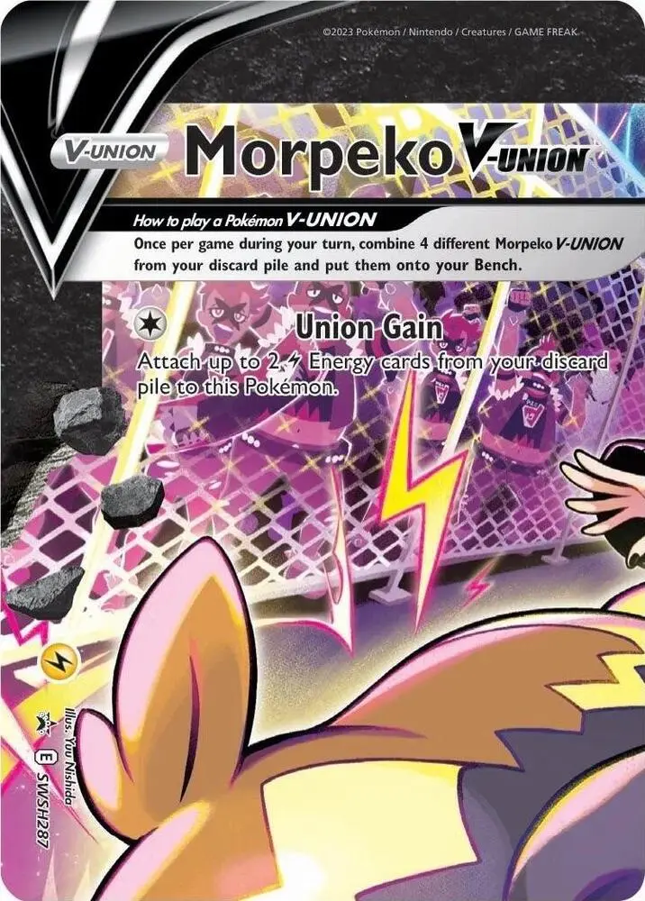 Morpeko V-UNION, SWSH Black Star Promos SWSH287/307
