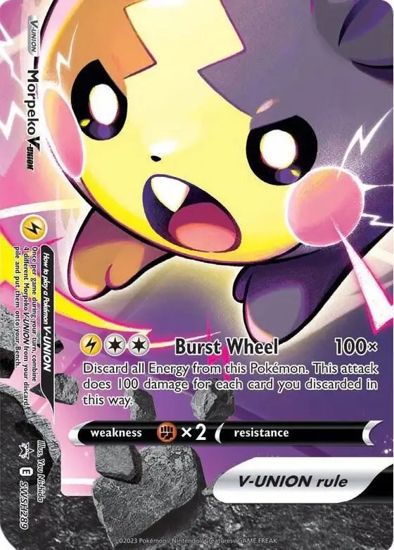 Morpeko V-UNION, SWSH Black Star Promos SWSH289/307