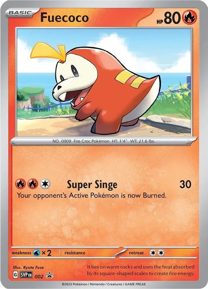 Fuecoco, SVP Black Star Promos 002/225