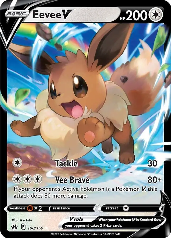 Eevee V, Crown Zenith 108/159