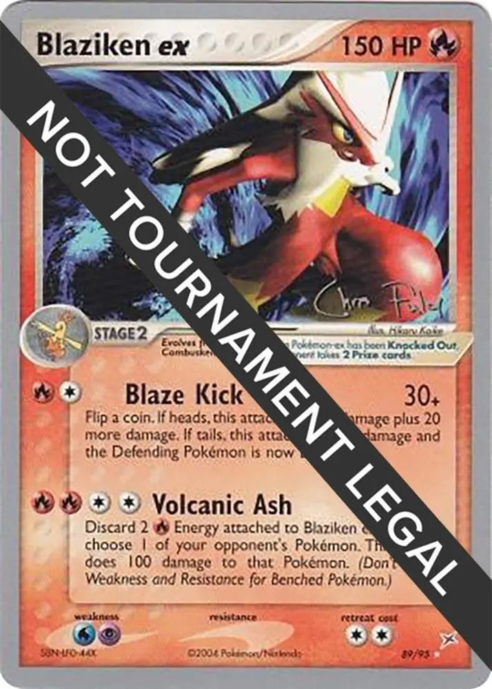 Blaziken ex, World Championship Decks 89/95