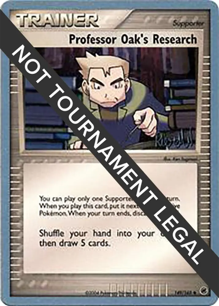 Professor Oak's Research, World Championship Decks 149/165