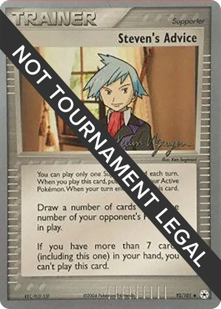Steven's Advice, World Championship Decks 92/101