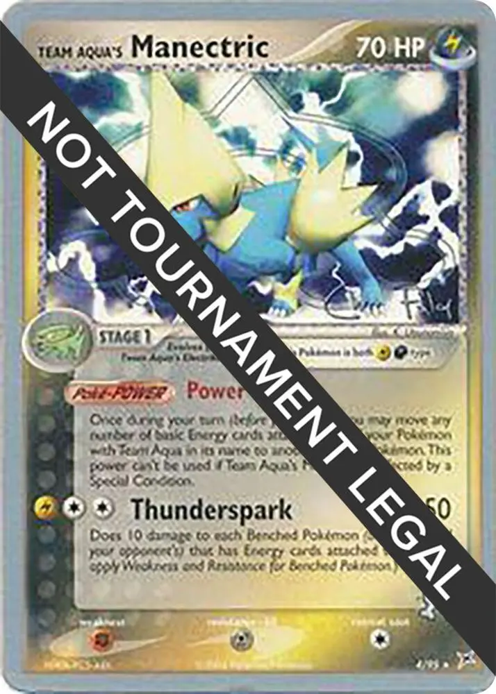 Team Aqua's Manectric, World Championship Decks 4/95