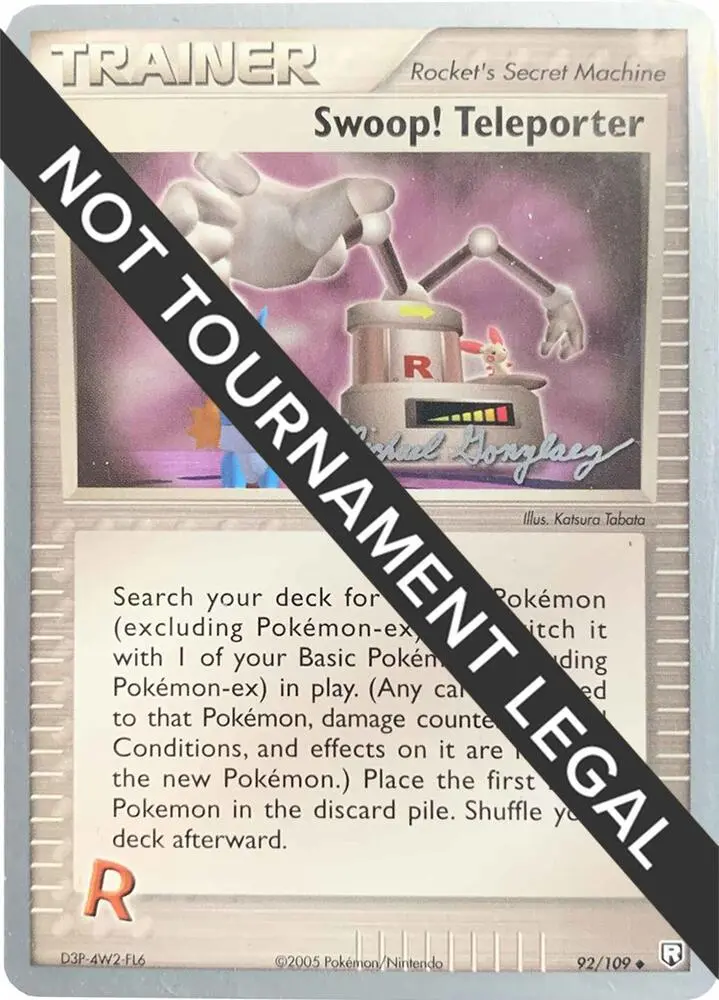 Swoop! Teleporter, World Championship Decks 92/109