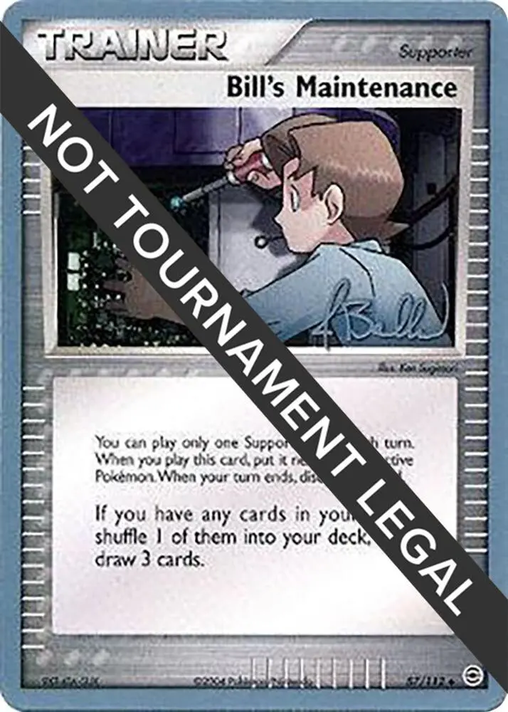 Bill's Maintenance, World Championship Decks 87/112