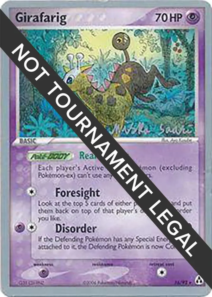 Girafarig, World Championship Decks 16/92