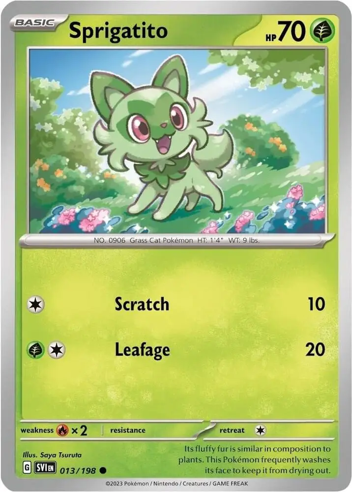Sprigatito, Miscellaneous Cards & Products 013/198