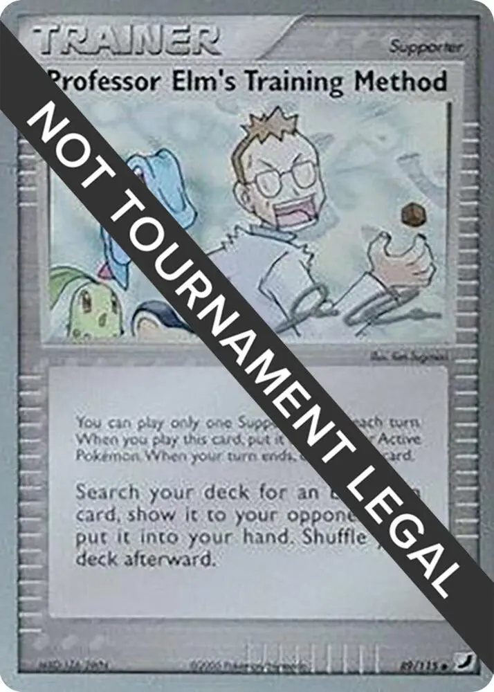 Professor Elm's Training Method, World Championship Decks 89/115