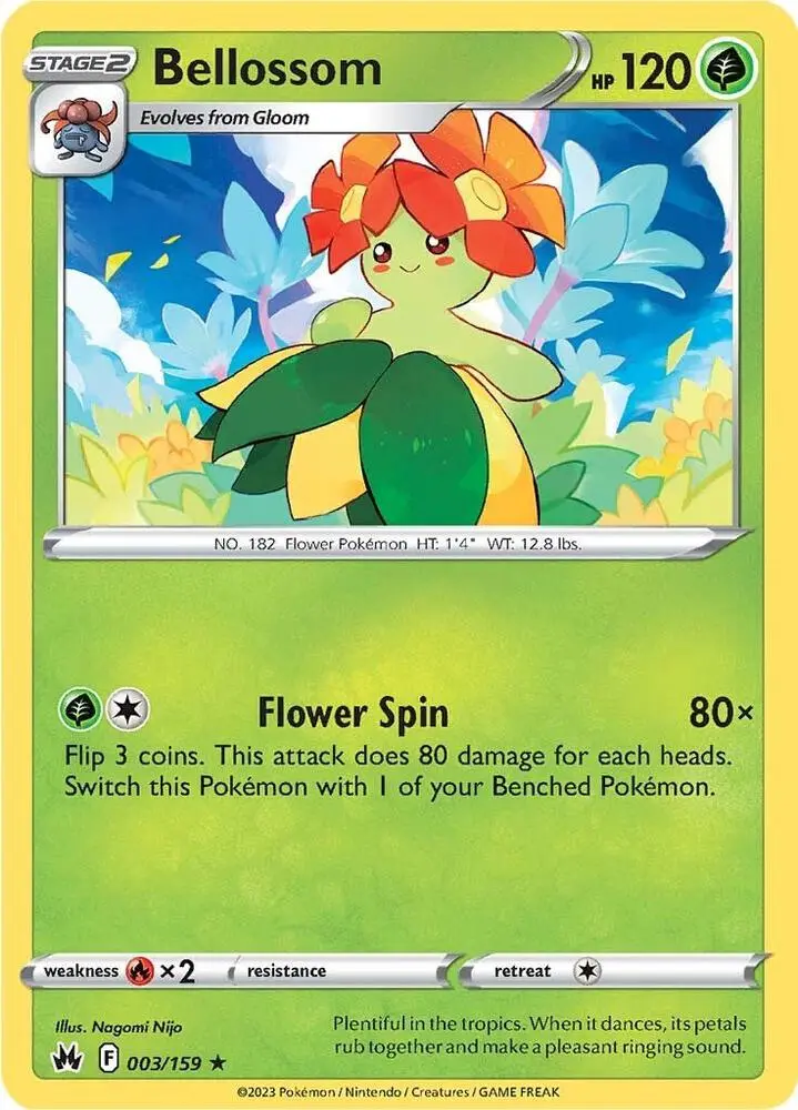 Bellossom, Crown Zenith 003/159