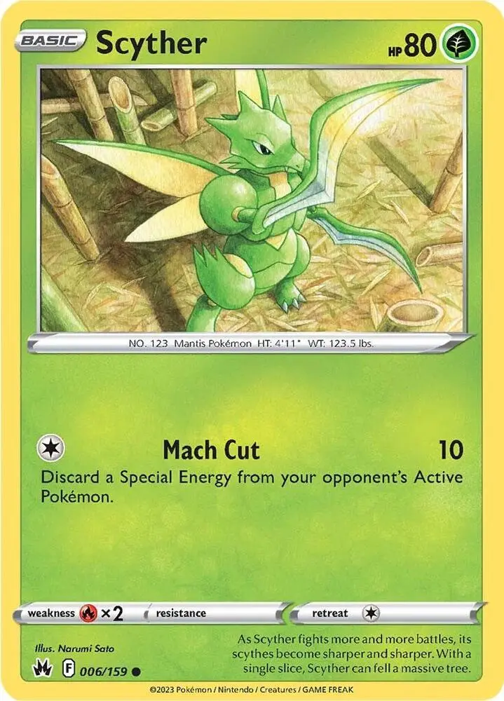 Scyther, Crown Zenith 006/159