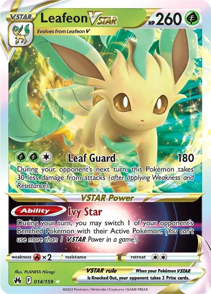 Leafeon VSTAR, Crown Zenith 014/159