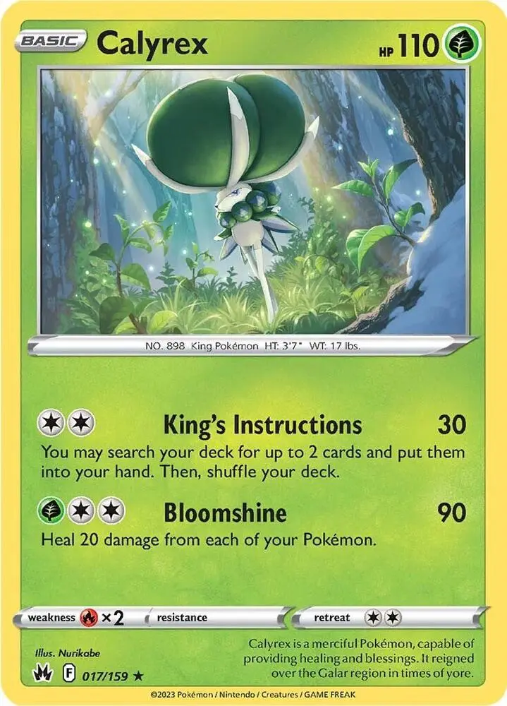 Calyrex, Crown Zenith 017/159
