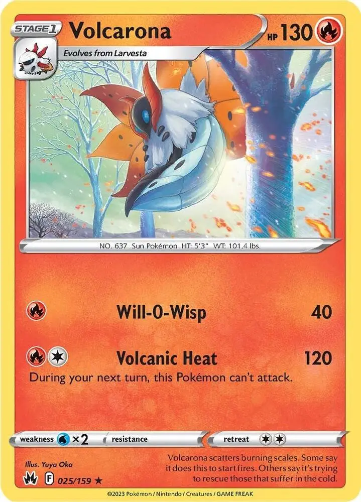 Volcarona, Crown Zenith 025/159