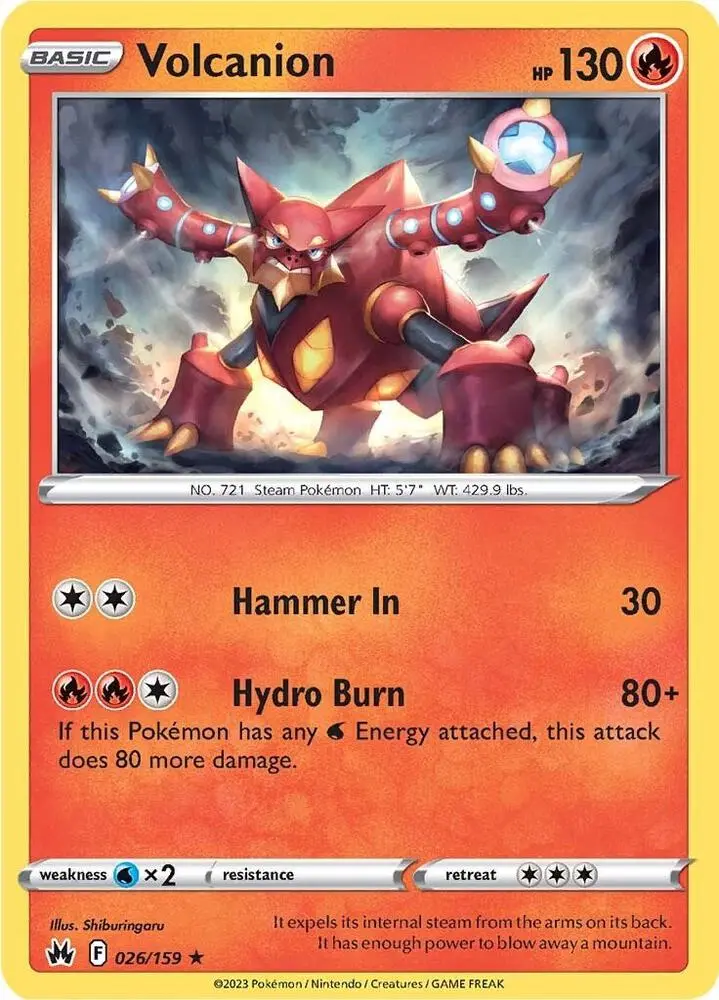 Volcanion, Crown Zenith 026/159
