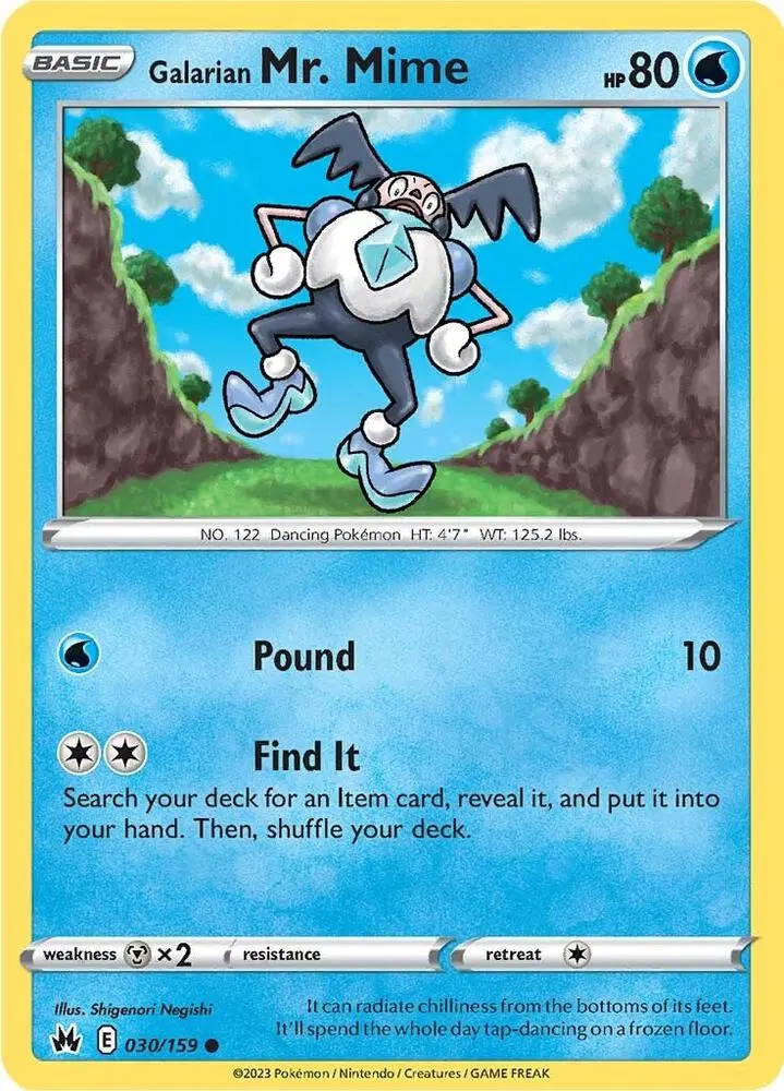 Galarian Mr. Mime, Crown Zenith 030/159