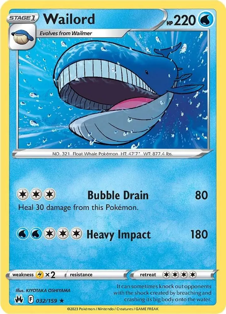 Wailord, Crown Zenith 032/159