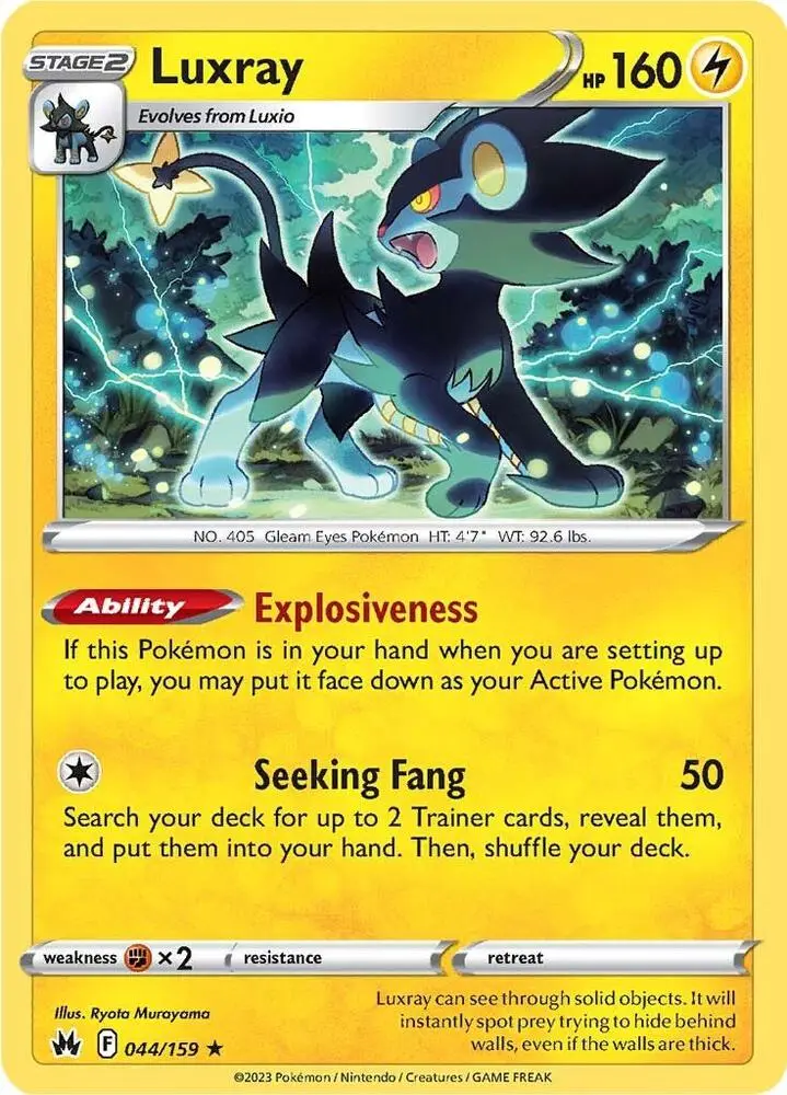 Luxray, Crown Zenith 044/159