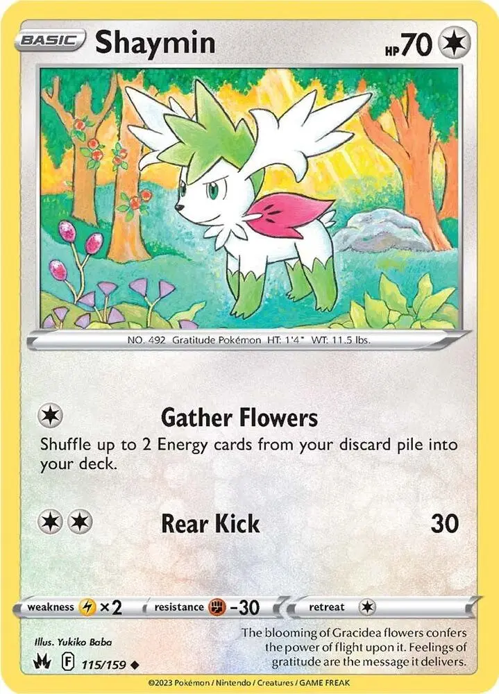 Shaymin, Crown Zenith 115/159