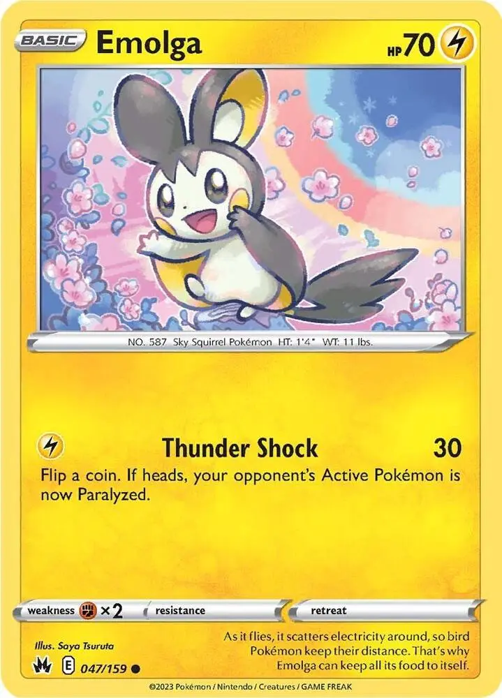 Emolga, Crown Zenith 047/159