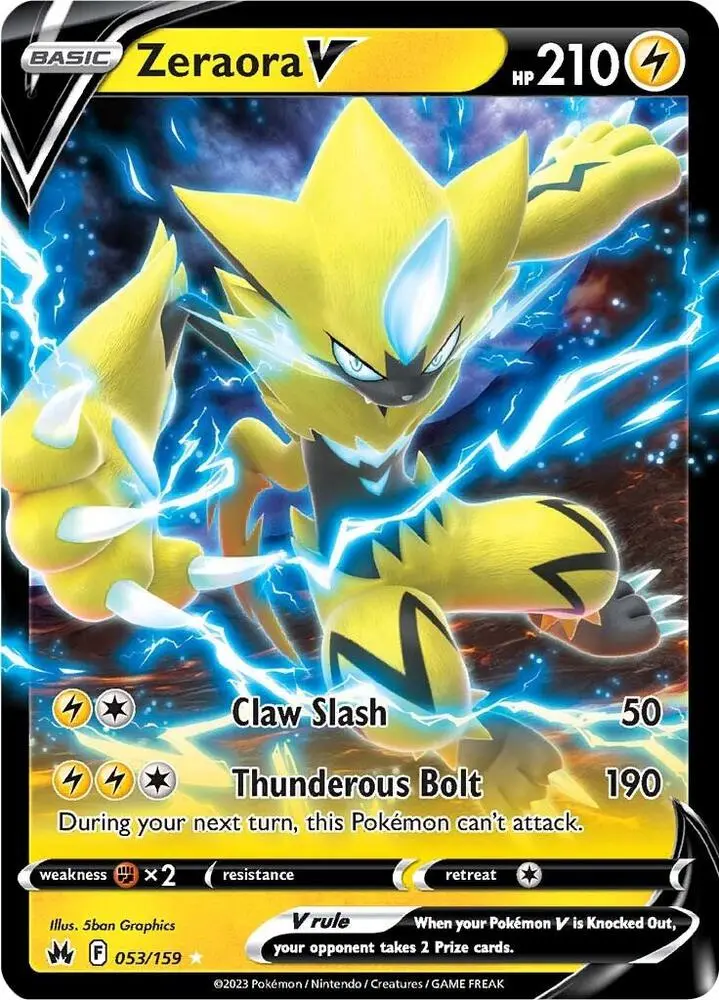 Zeraora V, Crown Zenith 053/159