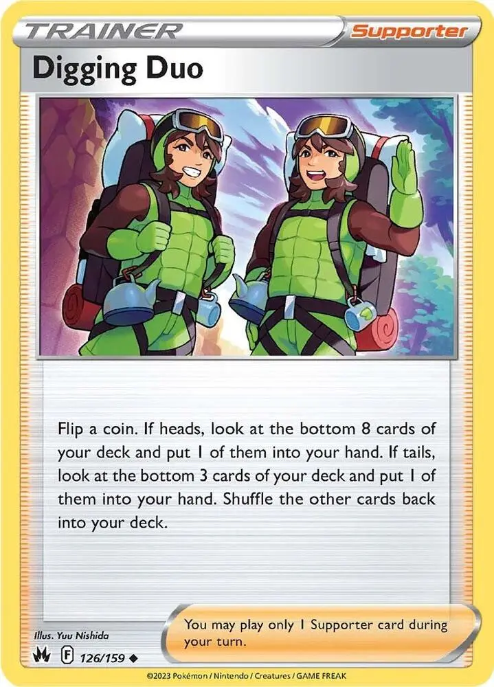 Digging Duo, Crown Zenith 126/159