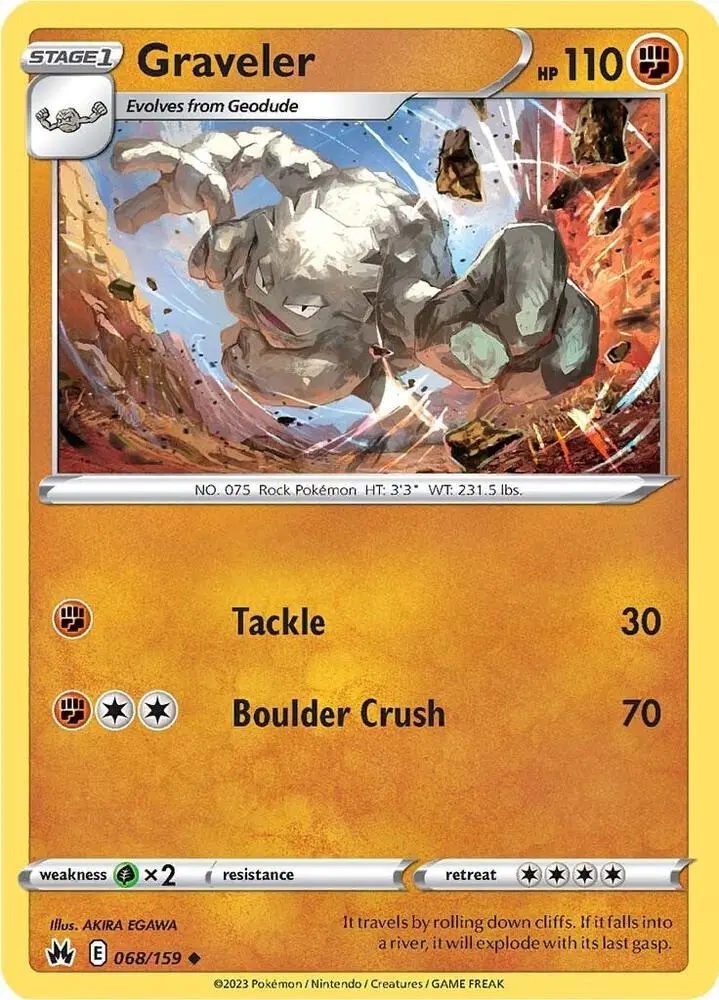 Graveler, Crown Zenith 068/159