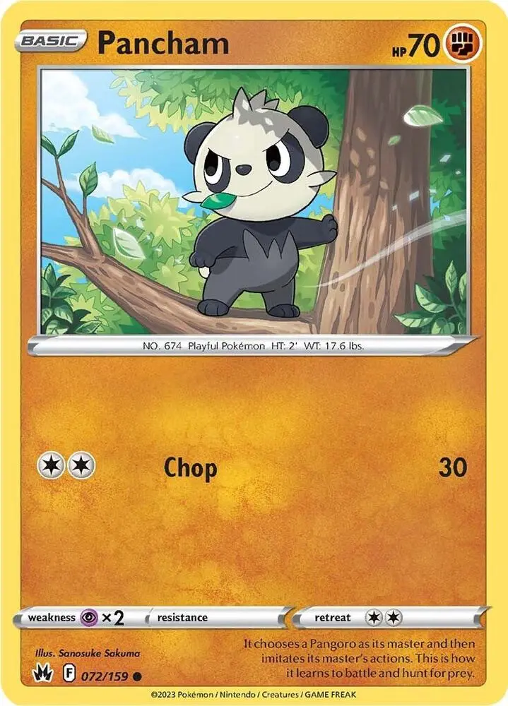 Pancham, Crown Zenith 072/159
