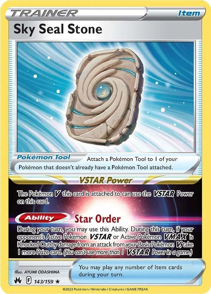 Sky Seal Stone, Crown Zenith 143/159