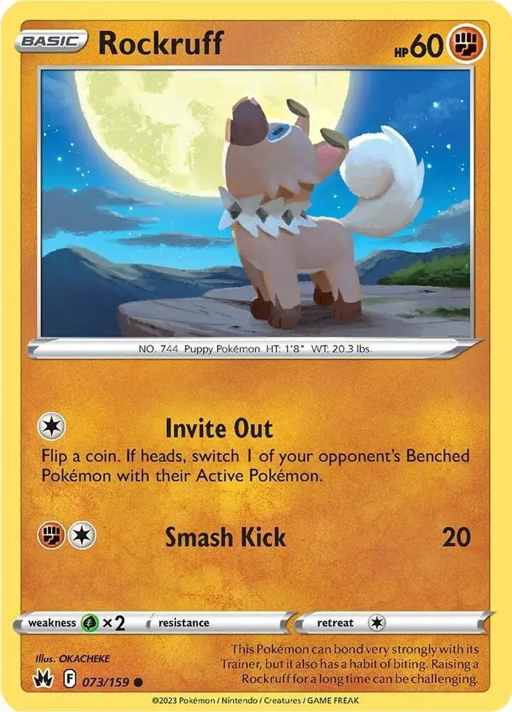 Rockruff, Crown Zenith 073/159