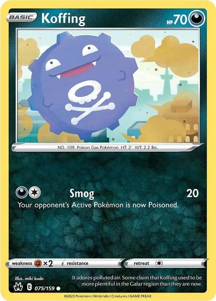 Koffing, Crown Zenith 075/159