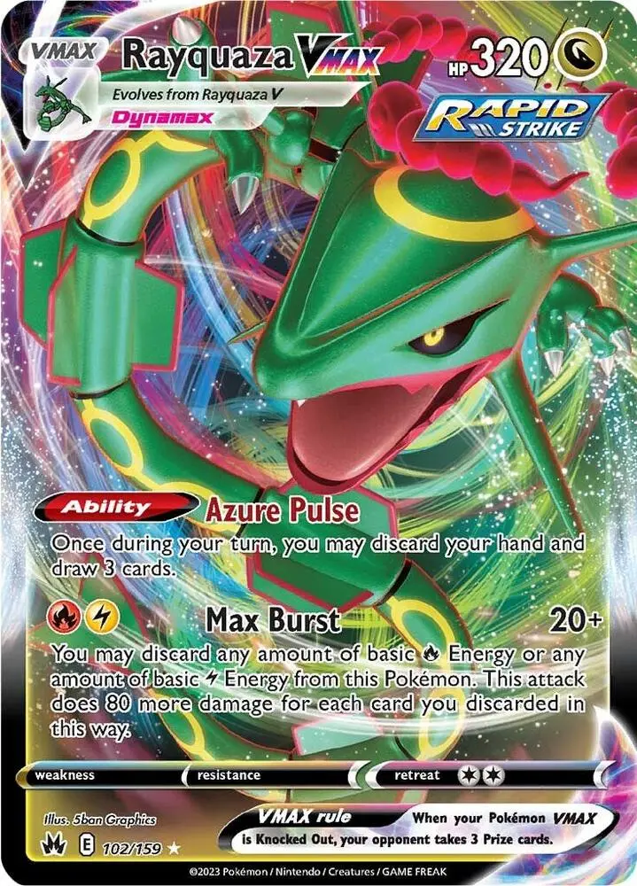 Rayquaza VMAX, Crown Zenith 102/159