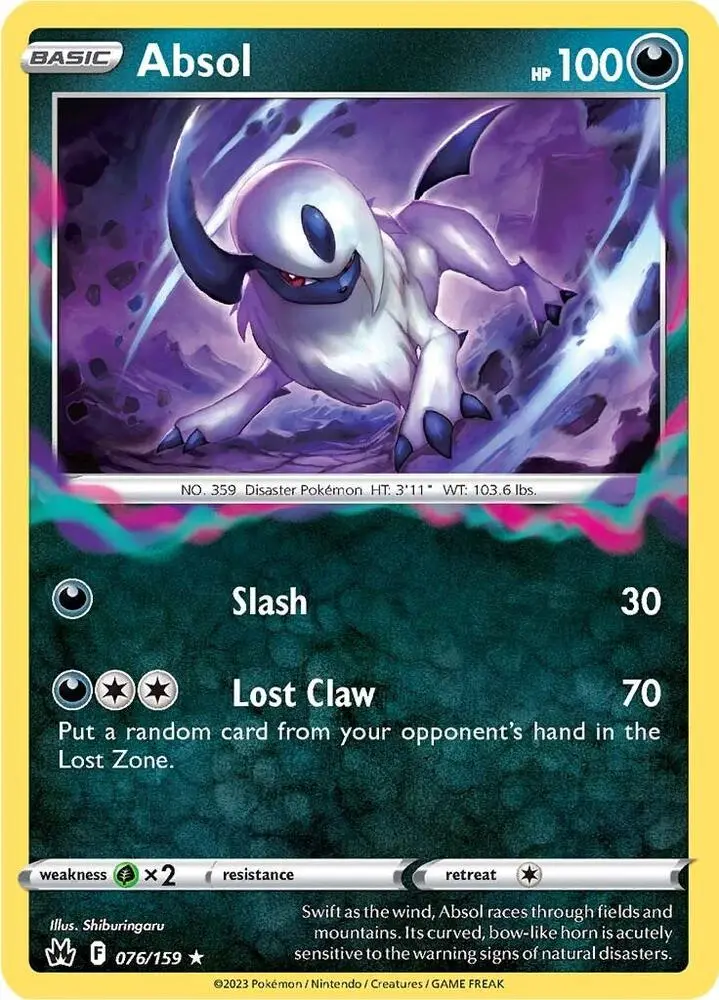 Absol, Crown Zenith 076/159